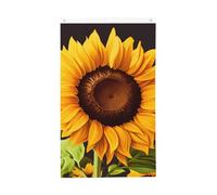 Beau drapeau tournesol vertical double face de 0,9 x 1,5 m, drapeau de jardin extérieur, cour, maison, bannière amusante pour décoration de la maison, drapeaux de jardin pour accrocher au mur