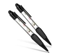 Beau et confortable Lot de 2 stylos assortis - Jolies fleurs aquarelles #8181