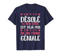 Beau Gosse Est Pris Joyeuse Saint Valentin Couple Cadeau T-Shirt