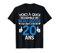 Beau Gosse Qui Vient d'avoir 20 Ans - Anniversaire Blague T-Shirt