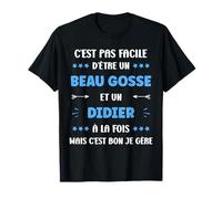 Beau gosse Super Didier garçon Humour prénom Didier T-Shirt