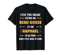 Beau gosse Super Raphael garçon prénom Humour Raphael T-Shirt