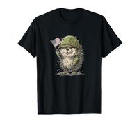 Beau hérisson avec Mission Militaire T-Shirt