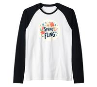 Beau look floral avec costume de printemps Manche Raglan