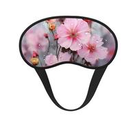 Beau masque de sommeil à fleurs roses pour homme et femme, masque de sommeil doux et confortable, masque de sommeil occultant pour voyage, yoga, sieste, travail