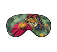 Beau masque de sommeil coloré en forme de papillon pour les yeux pour le sommeil, masque de sommeil pour femmes et hommes, masque de sommeil de voyage, masque de sommeil occultant, masque de sommeil