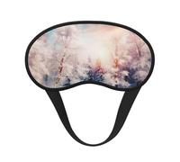 Beau masque de sommeil doux et confortable avec sangle réglable pour femmes, filles, hommes, voyage, yoga, sieste, travail