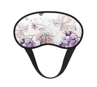 Beau masque de sommeil en feuilles de vigne pour adultes, masque confortable bloquant la lumière pour les voyages, le yoga