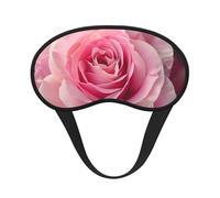 Beau masque de sommeil occultant à imprimé rose pour homme et femme, masque pour les yeux zéro pression oculaire pour les voyages et tout autour du sommeil