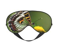 Beau masque lumineux pour les yeux avec motif papillon 1 imprimé, couverture complète, léger, pour homme et femme, pour l'extérieur, voyage, relaxation