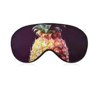 Beau masque pour les yeux d'ananas pour homme et femme, respirant et réglable, masque de sommeil ultra doux, bandeau de voyage léger pour les yeux pour avion, sieste, sommeil nocturne