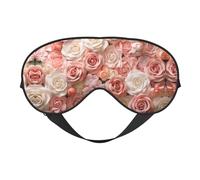 Beau masque pour les yeux Flower Cake3 pour dormir, masque de sommeil bloquant parfaitement la lumière pour les femmes et les hommes, bandeau doux et confortable pour les yeux pour les voyages