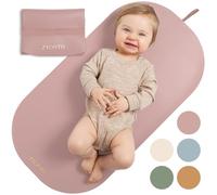 Beau matelas à langer portable - Facile à nettoyer et facile à nettoyer - Le parfait tapis à langer imperméable en cuir végétalien pour les voyages