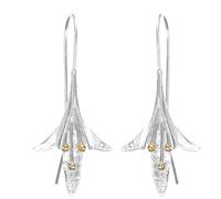 Beau modèle : boucles d'oreilles conçues avec des fleurs, portez-les pour vous rendre plus seigneurial. Large application : vous pouvez l'acheter comme une fête ou un cadeau d'anniversaire