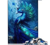 Beau Paon Puzzle 1000 Pièces pour Adultes et Enfants de 12 Ans et Plus - Carton - Taille: 26x38 cm