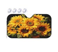 Beau pare-soleil tournesol pour pare-brise de voiture, protection solaire et isolation, accessoires automobiles