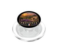 Beau Paysage de Champs de Lavande de Provence PopSockets PopGrip pour MagSafe