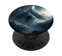 Beau Paysage de Montagne Montagnes chaîne de Montagnes PopSockets PopGrip Adhésif