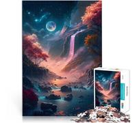 Beau Paysage Puzzles 1000 pièces pour Adolescents Jeux éducatifs Décoration d'intérieur Renforcer l'amour Entre Les Couples 38x26cm
