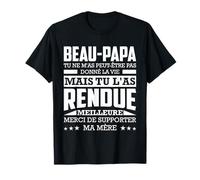 Beau-Pére Cadeau Beau-Papa Cadeaux Papa Formidable T-Shirt
