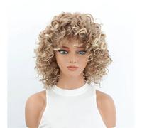 Beau Perruque courte bou marinée for femme, vintage et moelleuse