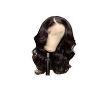 Beau Perruque courte ondulée Bob 13x4 perruque frontale en dentelle transparente cheveux humains perruques pré-épilées(14inches)