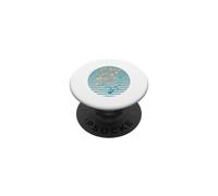 Beau Pissenlit avec Papillons, Pissenlit coloré PopSockets PopGrip Adhésif