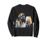 Beau Portrait de Mastiff à l'aquarelle Sweatshirt