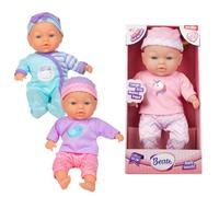 BEAU Poupée bébé souple 31 cm avec son