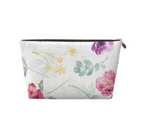 Beau Printemps Floral Frais, Trousse de Maquillage Trousse à cosmétiques Trousse de Toilette de Voyage Portable Pochette de Toilette