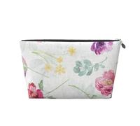 Beau Printemps Floral Frais, Trousse de Toilette Trousse de Maquillage Sac à cosmétiques Trousse de Toilette de Voyage Portable