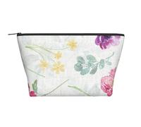 Beau Printemps Floral Frais, Trousse de Toilette Trousse de Maquillage Sac à cosmétiques Trousse de Toilette de Voyage Portable