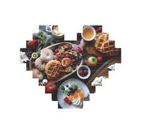Beau puzzle de briques de construction en forme de cœur, puzzle photo personnalisé pour adultes micro blocs de construction 3D pour décoration d'intérieur