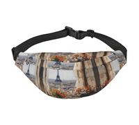 Beau pylône au loin, grand sac banane pour garçon, sac banane de voyage, adapté pour profiter du sport, de la course, du cyclisme, des voyages, de la pêche