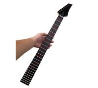 Beau remplacement d'incrustation de vigne flamme cou guitare électrique 7v for la mise à niveau du manche en palissandre