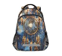 Beau sac à dos à motif attrape-rêves pour enfants, sac d'école, sac à dos d'étudiant, sac à livres pour garçons et filles, sac décontracté, Beau motif attrape-rêves, Taille unique