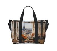 Beau sac à main à bandoulière pylônes au loin, sac à main de voyage décontracté, adapté pour le travail, les voyages, le fitness, le tourisme, sac de rangement à fermeture éclair pour femme,