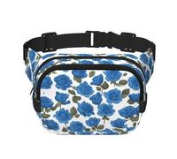 Beau sac banane carré double couche avec sangle réglable pour activités de plein air, noir, taille unique, Noir , Taille unique