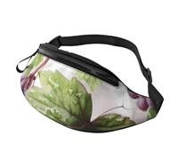 Beau sac banane en forme de feuilles de raisin pour homme et femme - Sac banane étanche pour le sport - Sac banane d'extérieur