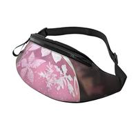 Beau sac banane imprimé boule de Noël pour homme et femme Sac banane avec sangle réglable pour la randonnée, la course à pied, les voyages, le cyclisme, Noir , Taille unique, Sac à dos de