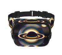 Beau sac banane imprimé Saturne à la mode, sac messager unisexe, sac banane de voyage à la mode