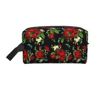 Beau sac cosmétique d'organisateur de mode d'impression de cadeau de rose, sac cosmétique d'organisateur d'accessoires de voyage, Beau cadeau avec des roses, Taille unique, Magnifique cadeau avec des