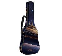 Beau sac de guitare pour guitares de 40/41/42 pouces, étanche, plusieurs poches, vaisseau spatial ancien, Multicolore #05, 42.9x16.9x4.7 in, Sac pour guitare