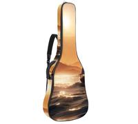Beau sac de guitare pour guitares de 40/41/42 pouces, étanche, plusieurs poches, vaisseau spatial ancien, Multicolore #02, 42.9x16.9x4.7 in, Sac pour guitare