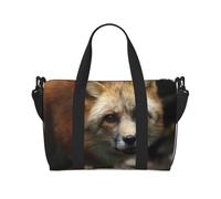 Beau sac de sport doré imprimé coucher de soleil pour voyage, sac de voyage, sac de voyage pliable, sac de voyage, sac de voyage pour femmes et hommes, Beaux yeux bruns, One Size, Sac de voyage