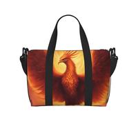 Beau sac de sport imprimé phoenix sac de gym sac à bandoulière sac de voyage w nd adapté pour les voyages d'affaires