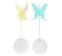 Beau Silicone Loe Leaf Thé Infuseur Pincette Filtre Thé Thé King Filtre Accessoire de cuisine pour tasses en verre Tasses théâtres Green jaune 23G 2 Pack
