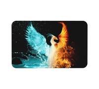 Beau tapis de diatomée Phoenix - Tapis de bain, douche, absorbant, tapis de sol de salle de bain - Tapis d'entrée en caoutchouc pour chambre à coucher