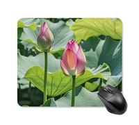 Beau tapis de souris carré avec base en caoutchouc antidérapant - 25 x 30 cm - Ultra fin - Pour ordinateur portable - Accessoires de bureau