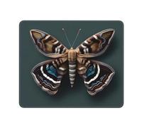 Beau tapis de souris rectangulaire imprimé papillon pour ordinateur portable, 25,4 x 30,5 cm